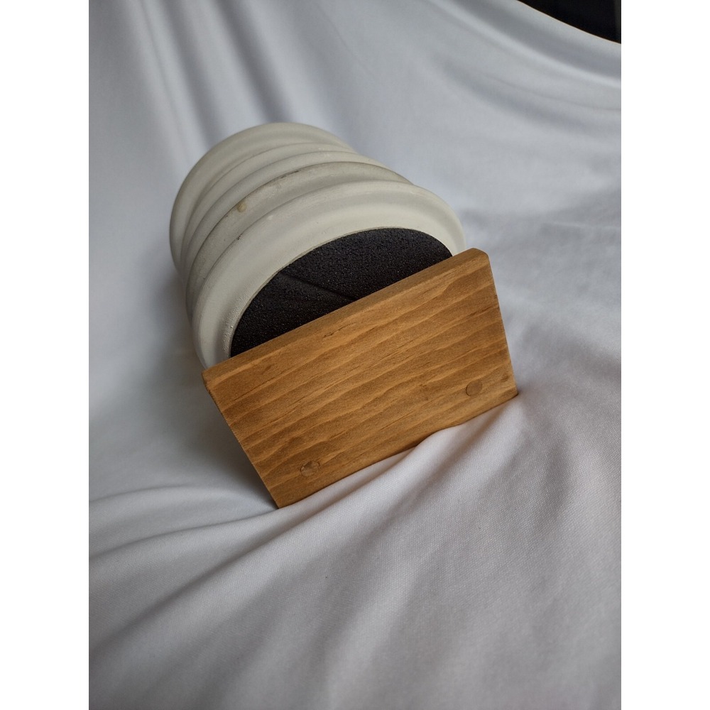 Ted De Grazia Los Ninos Sandstone Coasters Set of 5 Mexico Theme Hispanic - Picture 7 of 7